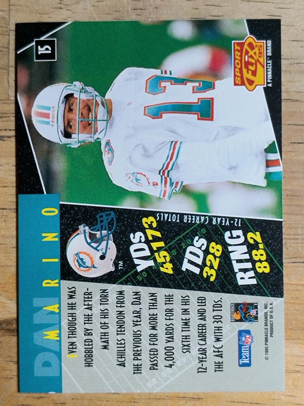 1995 Sportflix #15 Dan Marino