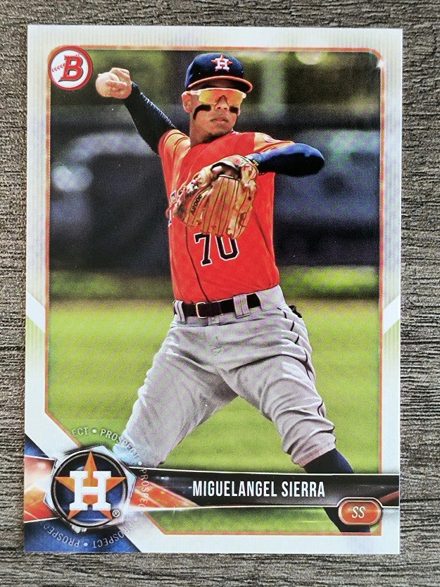 2018 Bowman Prospects #BP53 Miguelangel Sierra