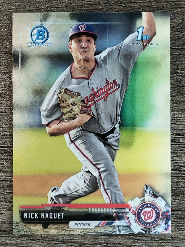 2017 Bowman Chrome Draft #BDC182 Nick Raquet