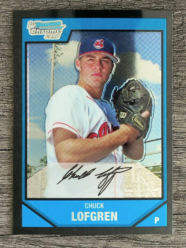 2007 Bowman Chrome Prospects #BC28 Chuck Lofgren
