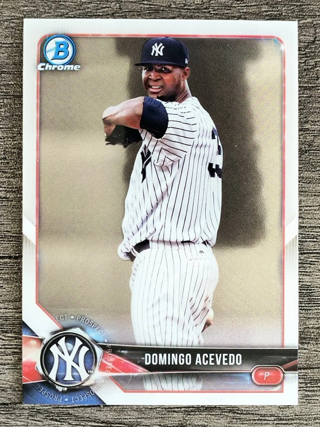 2018 Bowman Chrome Prospects #BCP32 Domingo Acevedo