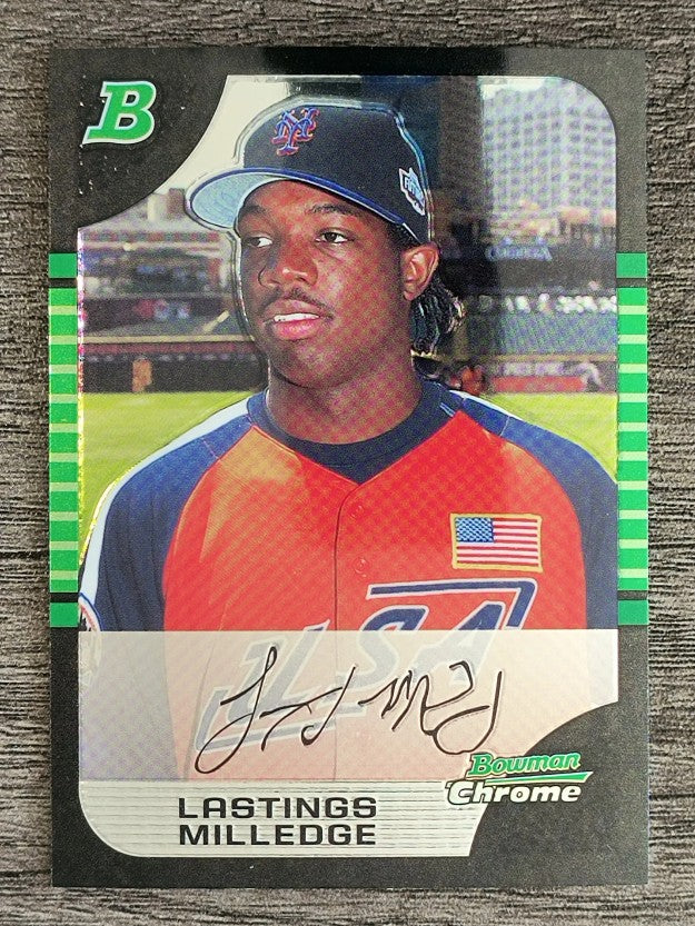 2005 Bowman Chrome Draft #BDP154 Lastings Milledge PROS