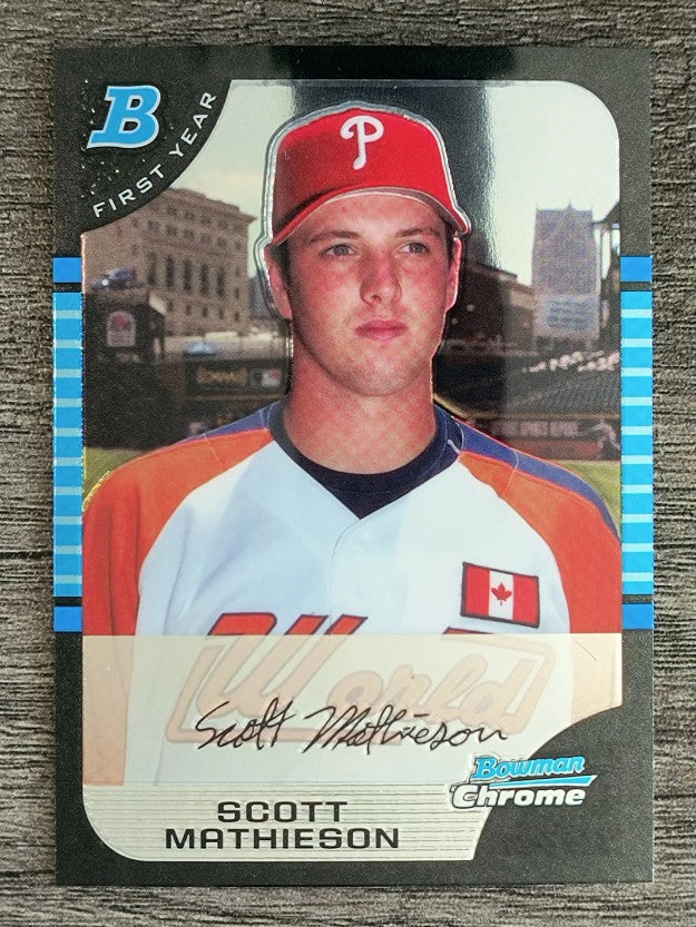 2005 Bowman Chrome Draft #BDP126 Scott Mathieson FY