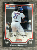 2009 Bowman Chrome #136 Carlos Delgado