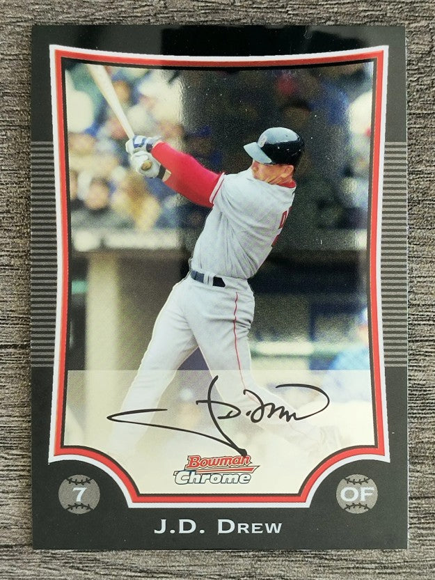 2009 Bowman Chrome #140 J.D. Drew