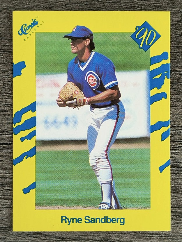 1990 Classic Yellow #T86 Ryne Sandberg