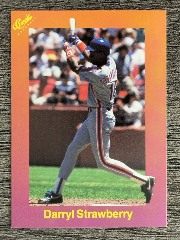 1989 Classic Travel Orange #108 Darryl Strawberry