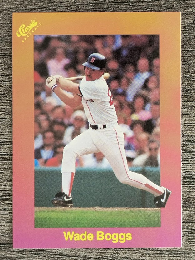 1989 Classic Travel Orange #102 Wade Boggs