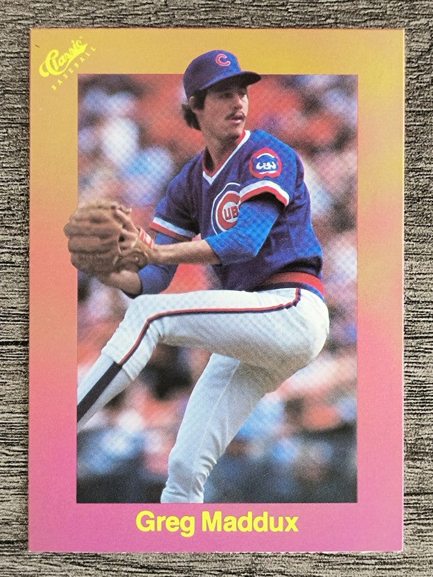 1989 Classic Travel Orange #121 Greg Maddux