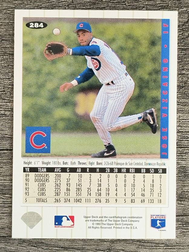 1994 Collector's Choice #284 Jose Vizcaino