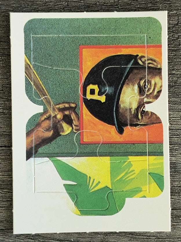 1987 Donruss Roberto Clemente Puzzle #43 Clemente Puzzle 43-45