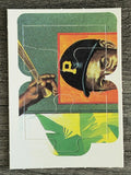 1987 Donruss Roberto Clemente Puzzle #43 Clemente Puzzle 43-45