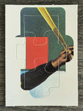 1987 Donruss Roberto Clemente Puzzle #34 Clemente Puzzle 34-36