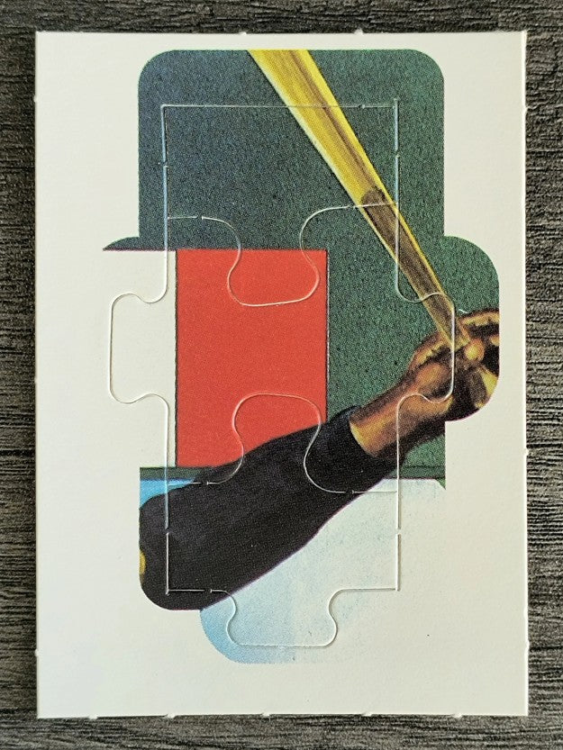 1987 Donruss Roberto Clemente Puzzle #34 Clemente Puzzle 34-36