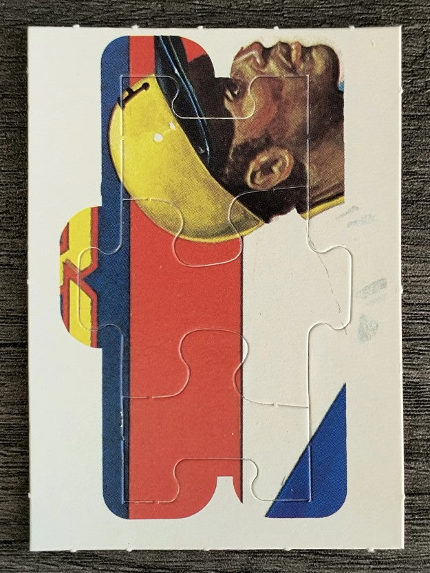 1987 Donruss Roberto Clemente Puzzle #13 Clemente Puzzle 13-15