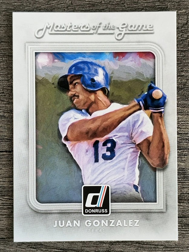 2016 Donruss Masters of the Game #MG3 Juan Gonzalez