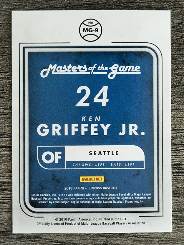 2016 Donruss Masters of the Game #MG9 Ken Griffey Jr.