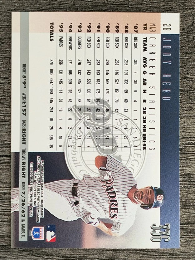 1996 Donruss #336 Jody Reed