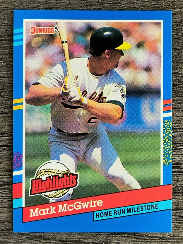 1991 Donruss Bonus Cards #BC9 Mark McGwire