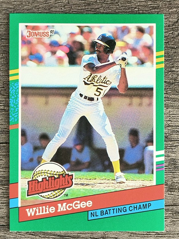1991 Donruss Bonus Cards #BC22 Willie McGee