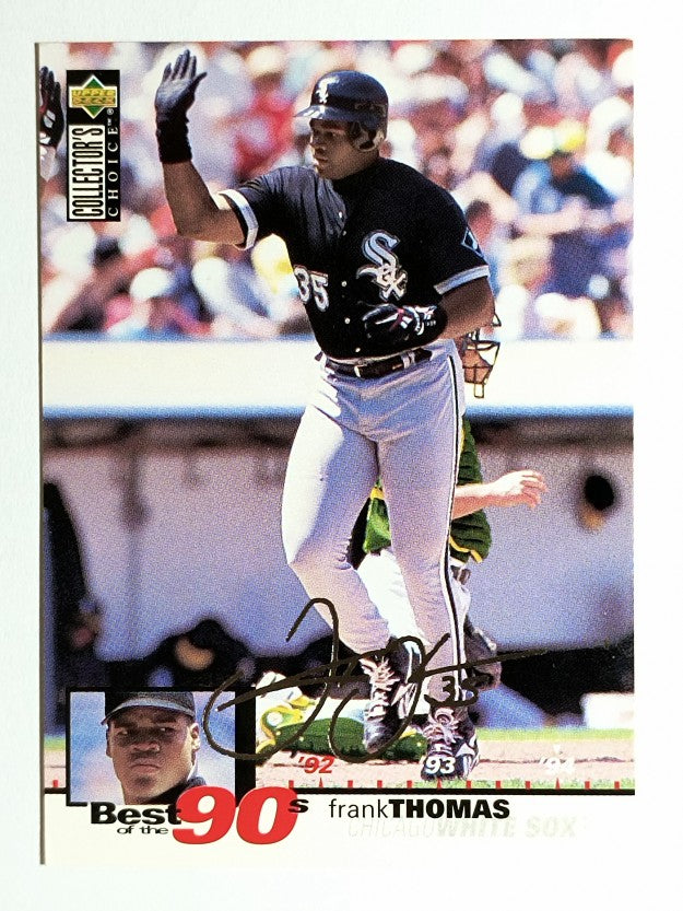 1995 Collector's Choice Silver Signature #64 Frank Thomas B90