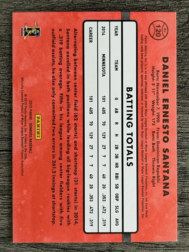 2015 Donruss #120 Danny Santana