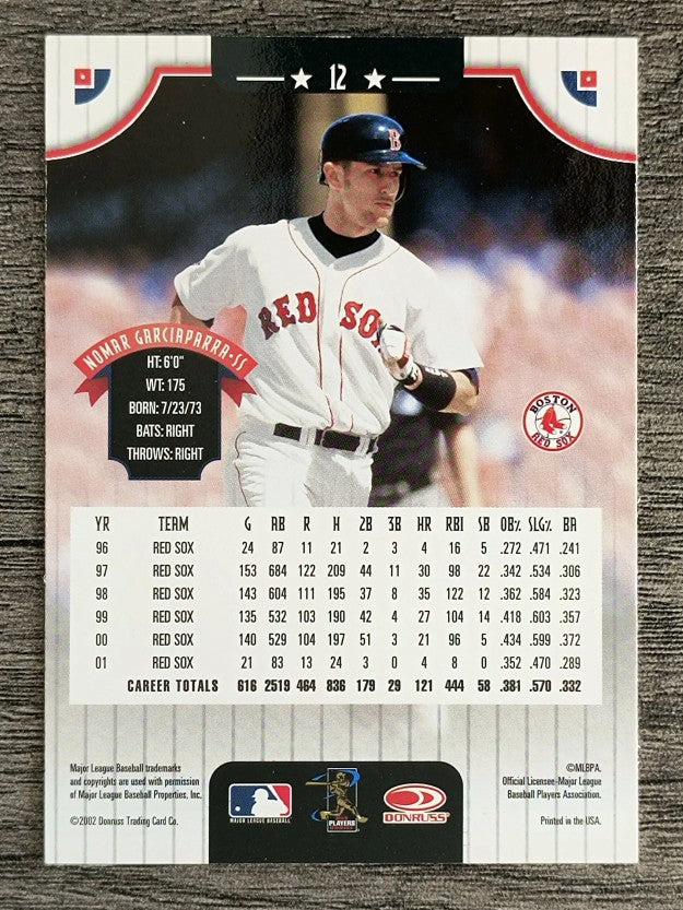 2002 Donruss #12 Nomar Garciaparra