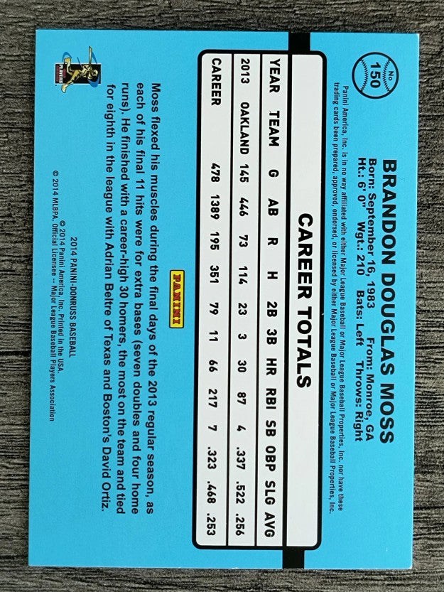 2014 Donruss #150 Brandon Moss
