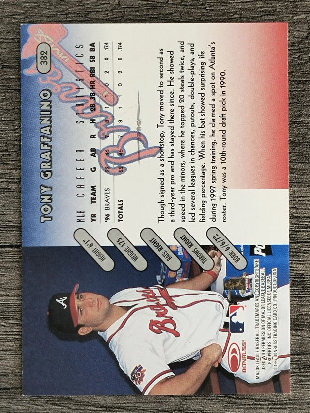 1997 Donruss #382 Tony Graffanino