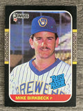 1987 Donruss #33 Mike Birkbeck RC