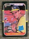 1987 Donruss #34 Terry Steinbach RC
