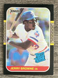 1987 Donruss #41 Jerry Browne RC