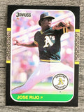 1987 Donruss #55 Jose Rijo