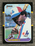 1987 Donruss #56 Tim Raines