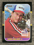 1987 Donruss #59 Greg Walker