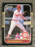 1987 Donruss #63 Tom Browning