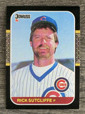 1987 Donruss #68 Rick Sutcliffe