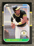 1987 Donruss #97 Jose Canseco