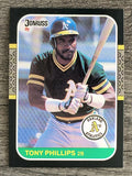 1987 Donruss #103 Tony Phillips