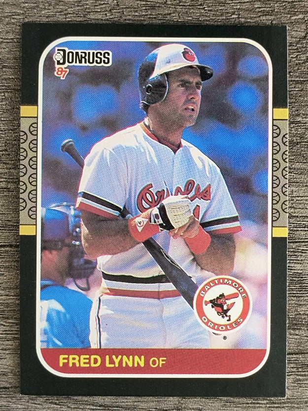 1987 Donruss #108 Fred Lynn