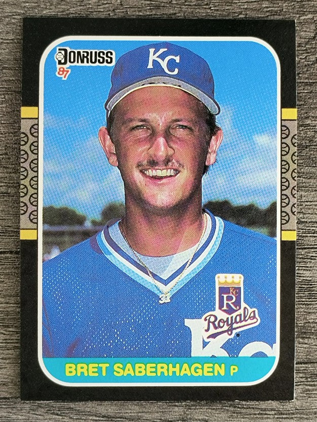 1987 Donruss #132 Bret Saberhagen