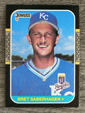 1987 Donruss #132 Bret Saberhagen