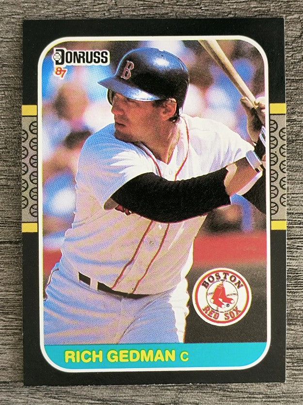 1987 Donruss #153 Rich Gedman