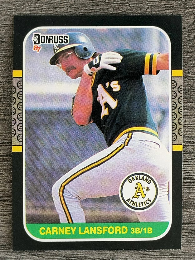 1987 Donruss #158 Carney Lansford