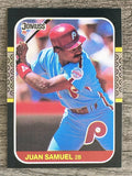 1987 Donruss #165 Juan Samuel