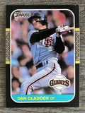 1987 Donruss #189 Dan Gladden