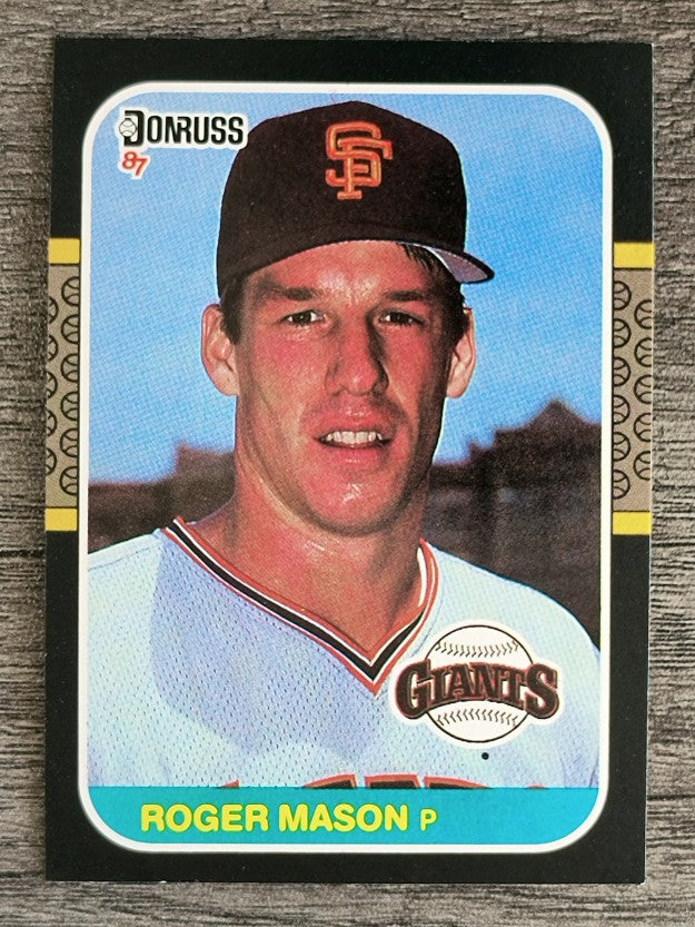 1987 Donruss #204 Roger Mason