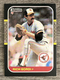 1987 Donruss #213 Rich Bordi