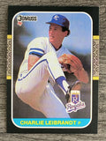1987 Donruss #220 Charlie Leibrandt
