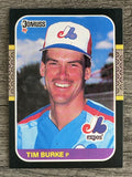 1987 Donruss #222 Tim Burke